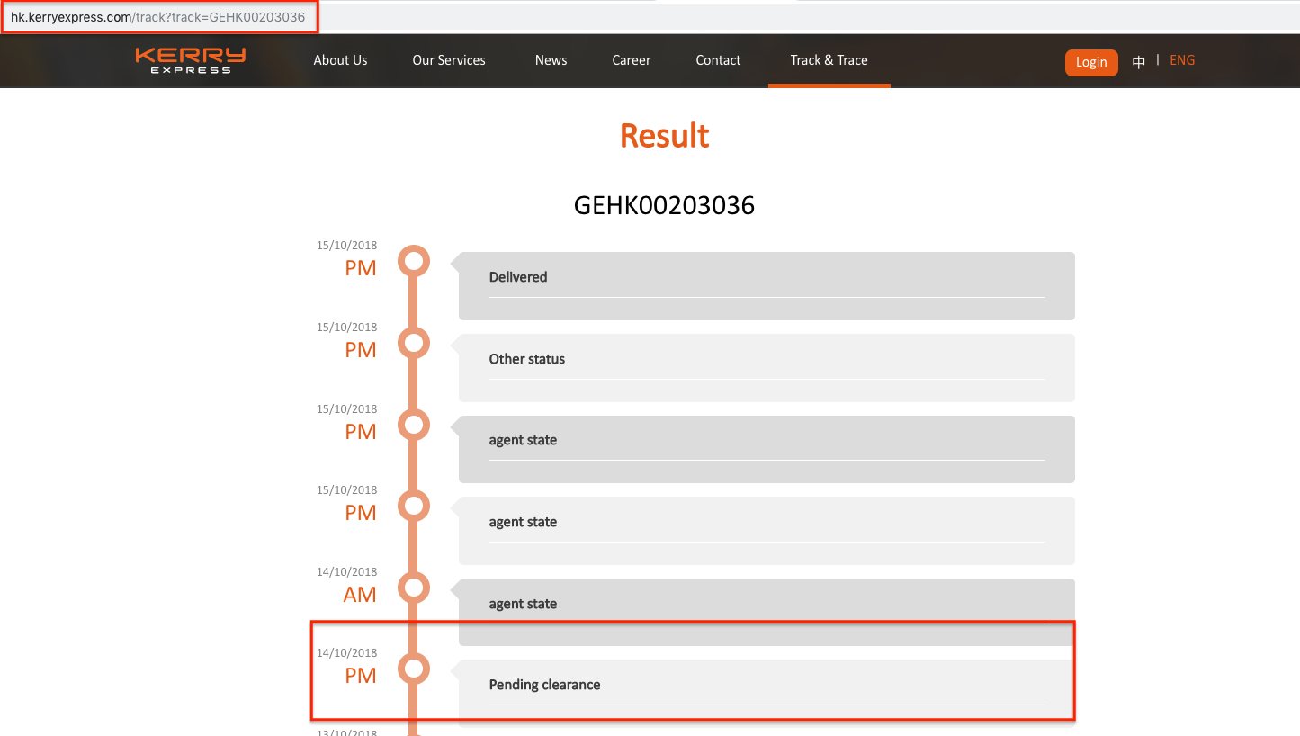 Trace Order Tracking Number Kumoten