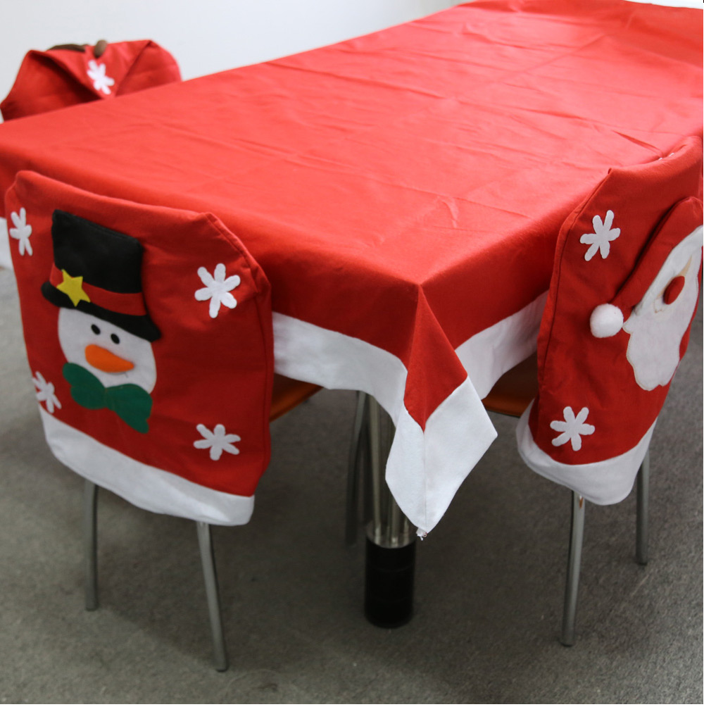 santa hat chair covers