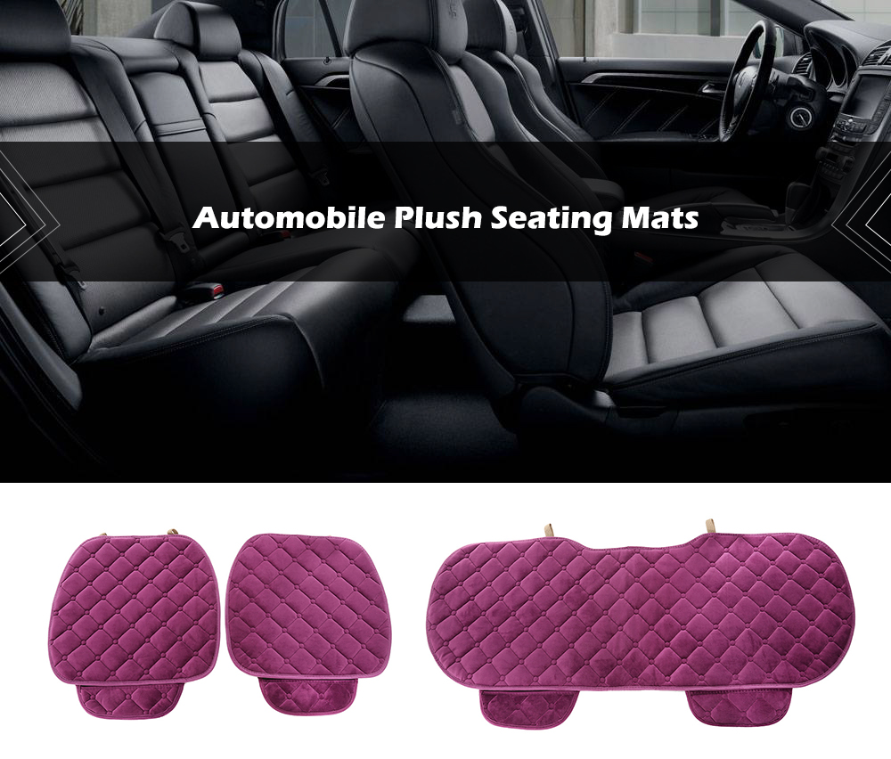 Universal Winter Automobile Seating Pads Car Seat Cushion 3pcs