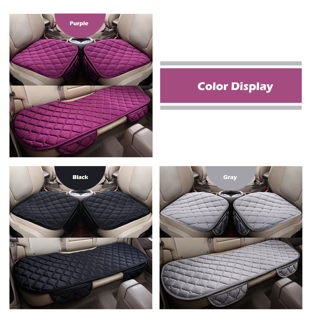 Universal Winter Automobile Seating Pads Car Seat Cushion 3pcs