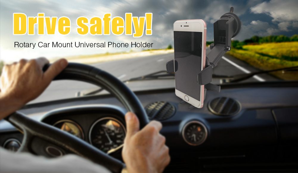 Rotary Car Mount Universal Phone Holder Mobile Phone Cradle