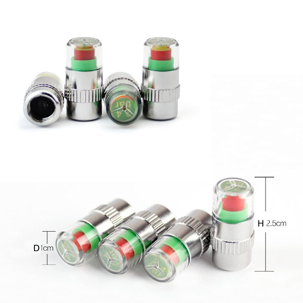 Tire Pressure Alarm Monitors 4pc Set