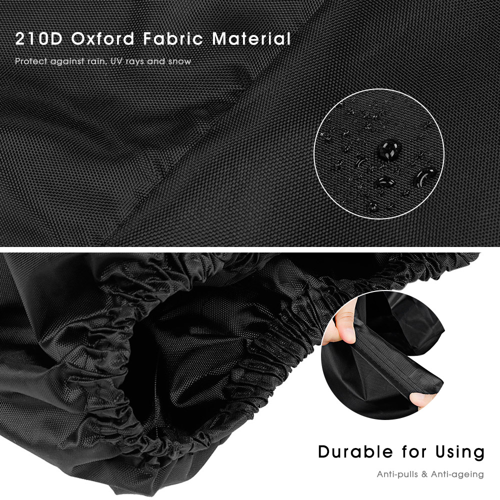 LEISE OUTDOOR 210D Oxford Fabric Outdoor Waterproof Sun Motorcycle Cover for Honda Yamaha Suzuki Harley