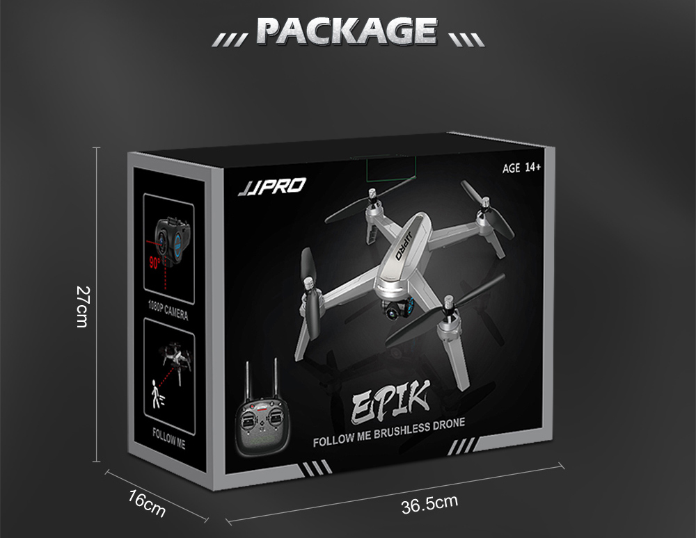 JJRC JJPRO X5 5G WiFi FPV RC Drone GPS Positioning Altitude Hold 1080P Camera Point of Interesting Follow Brushless Motor