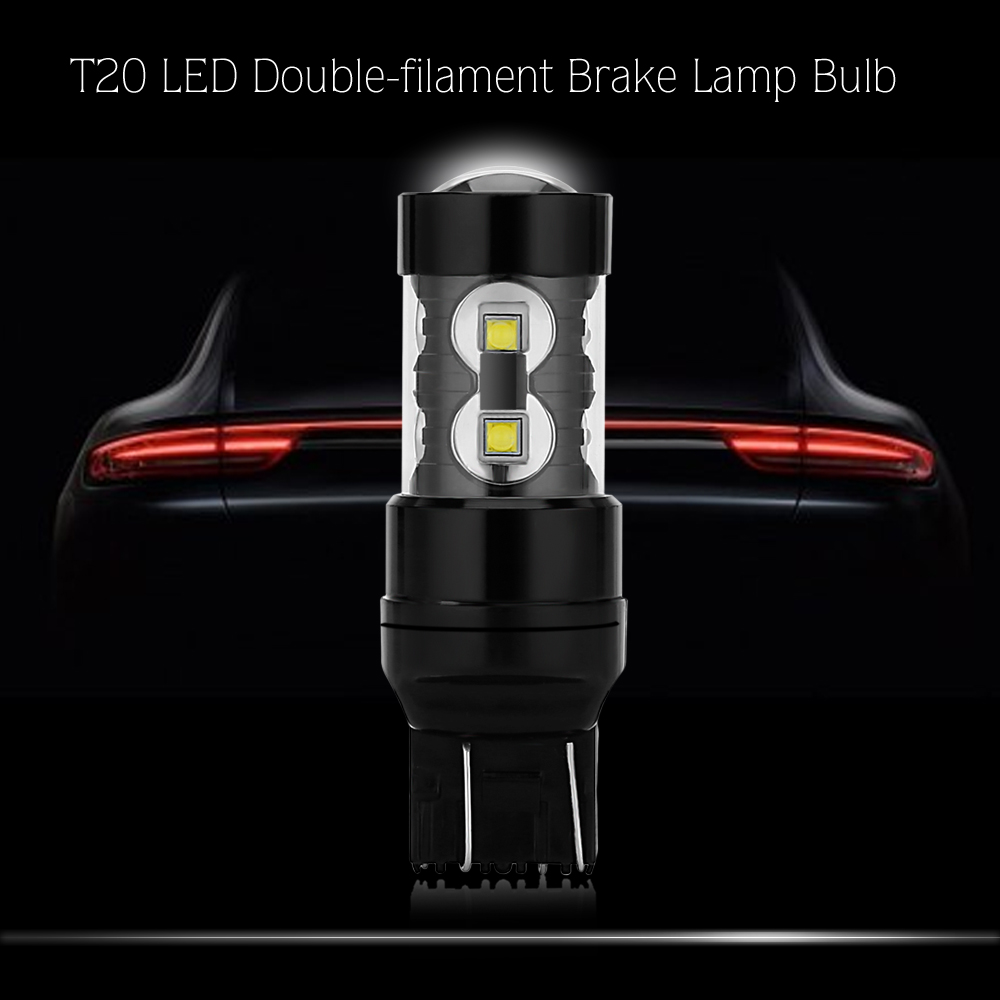 T20 Universal Brake Lamp Auto LED Double-filament Bulb