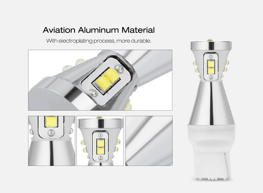 T20 Universal Cornering Lamp LED Bulb Single-filament Double-cone Shape 