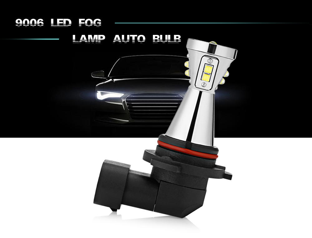 9006 Universal Fog Lamp Auto LED Bulb Double-cone Shape