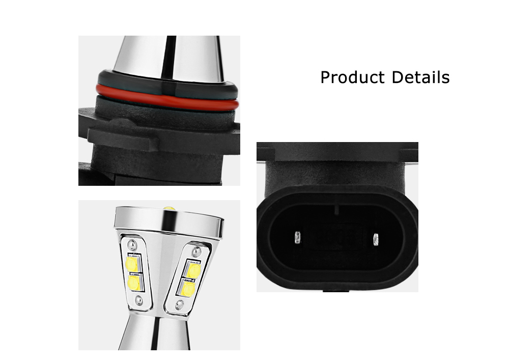 9006 Universal Fog Lamp Auto LED Bulb Double-cone Shape