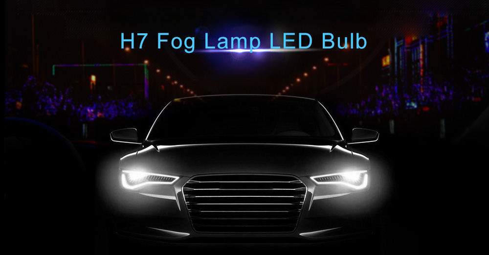 H7 Universal Fog Lamp Auto LED Bulb for Car 