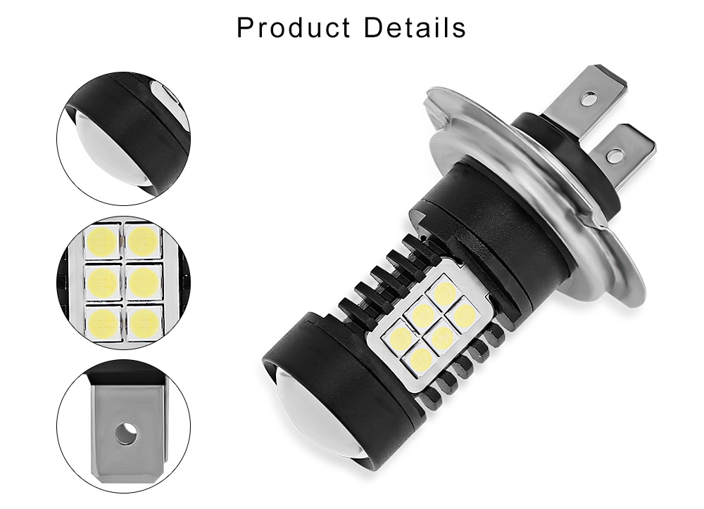 H7 Universal Fog Lamp Auto LED Bulb for Car 