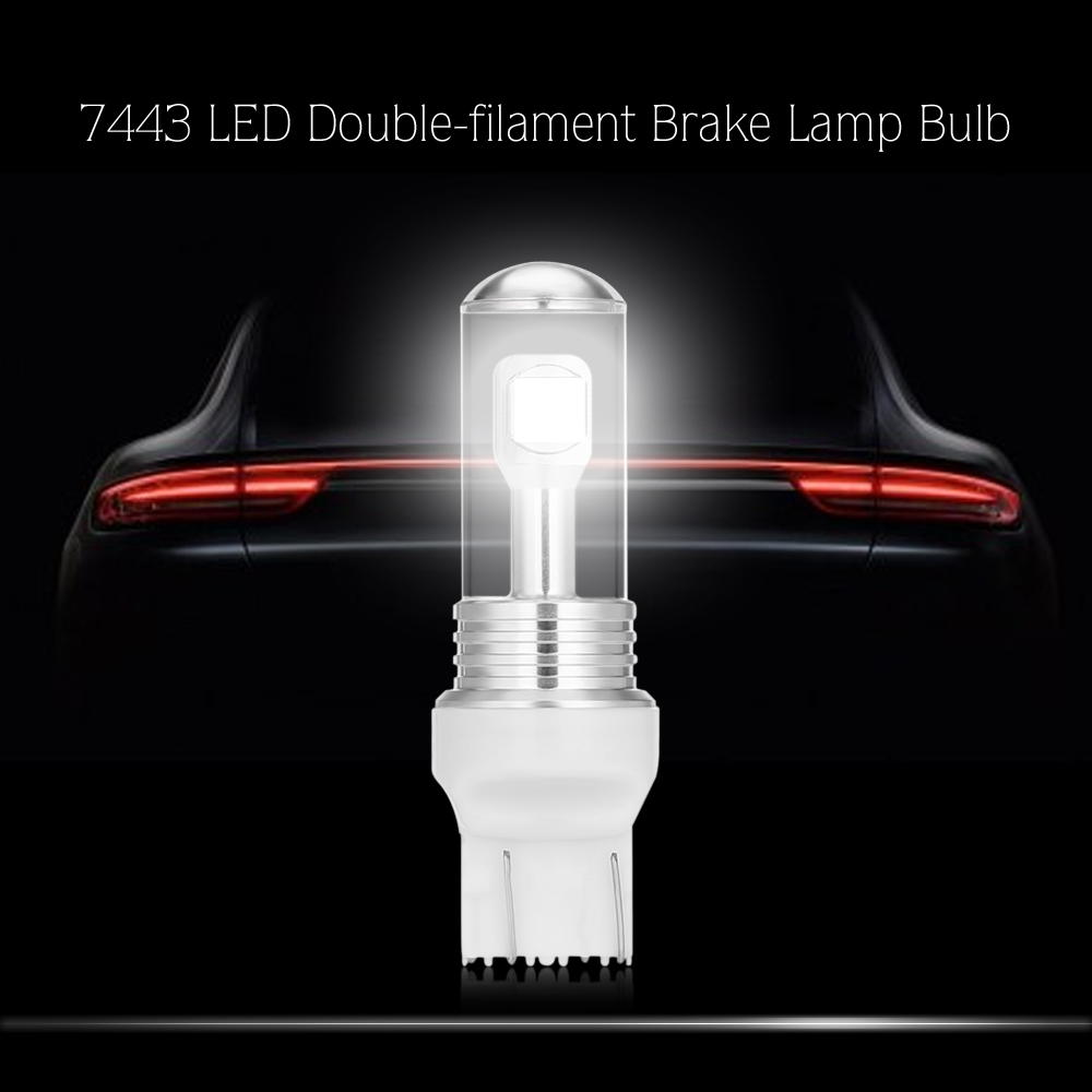 7443 Brake Lamp Auto LED Bulb Double-filament 8W for A18 Series Car 