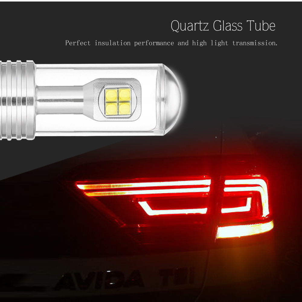 7443 Brake Lamp Auto LED Bulb Double-filament 8W for A18 Series Car 