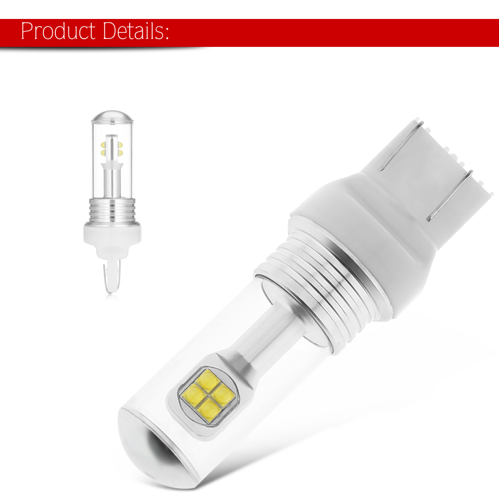 7443 Brake Lamp Auto LED Bulb Double-filament 8W for A18 Series Car 