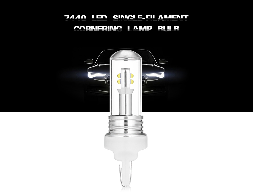 7440 Cornering Lamp Auto LED Bulb Single-filament 8W for A18 Series Car 