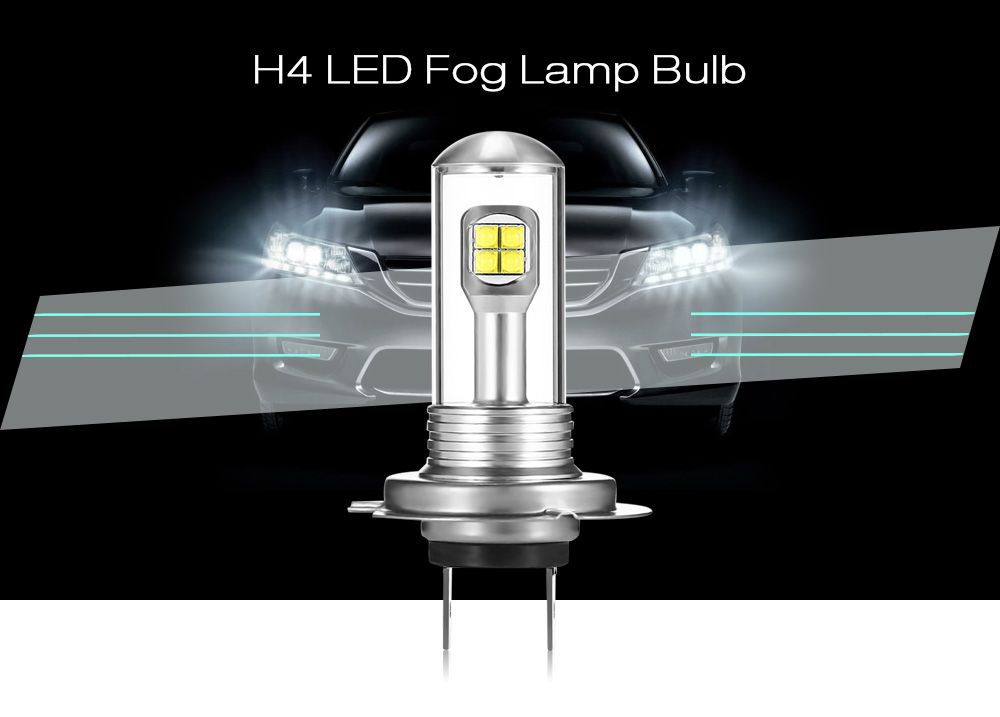 H4 Fog Lamp 40W High Power Auto Car LED Bulb for A18 Series Car 