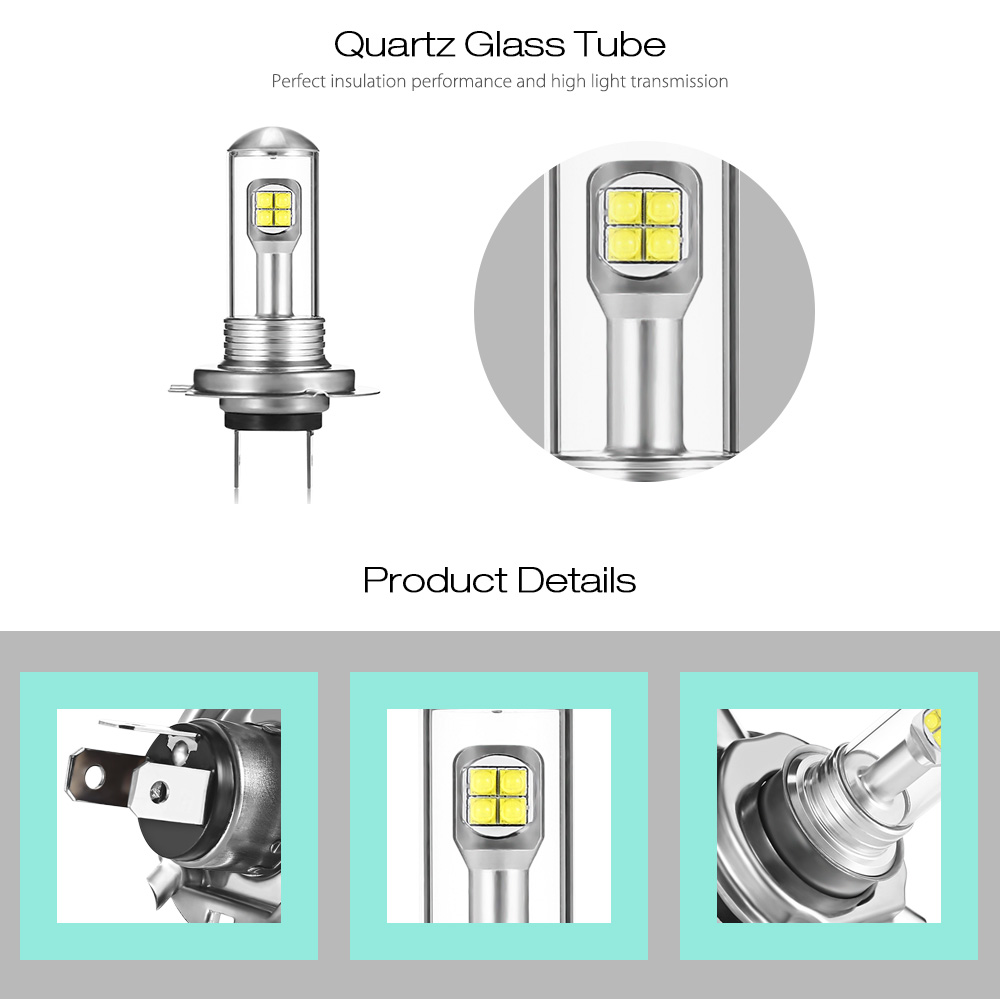 H4 Fog Lamp 40W High Power Auto Car LED Bulb for A18 Series Car 