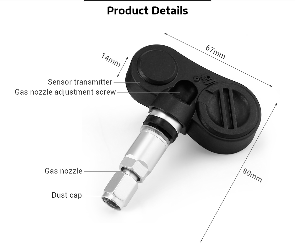 Car Internal Standard Sensor for Tire Pressure Monitoring System