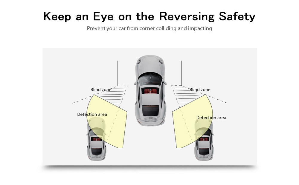 Universal Car Parking Sensor Reversing Radar Distance Detection Digital Display