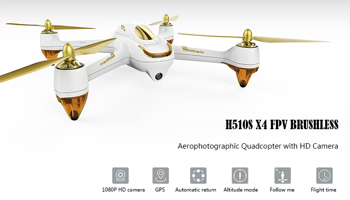 Hubsan H501S X4 5.8G FPV 10CH Brushless with 1080P HD Camera GPS RC Quadcopter