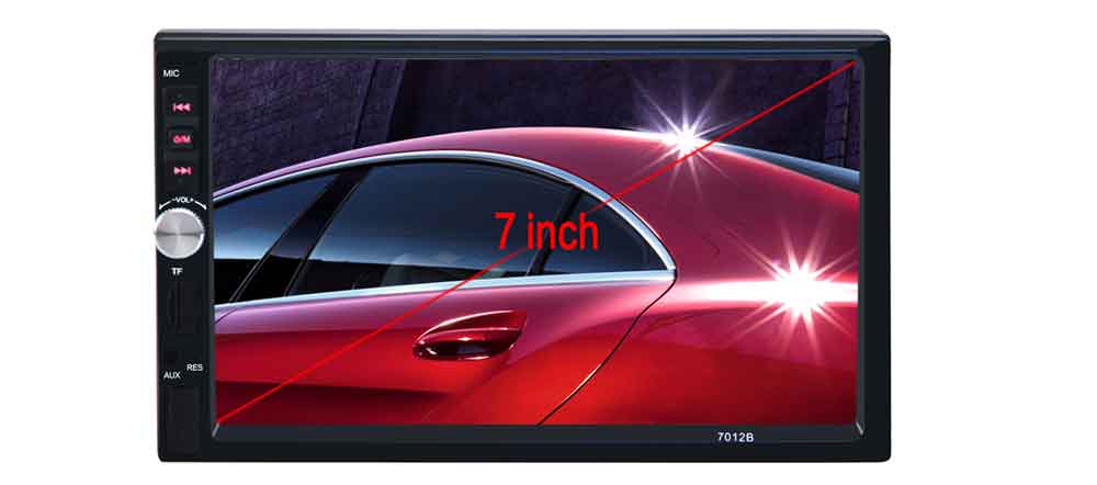 7012B 7 Inch Bluetooth V2.0 12V Car Audio Stereo MP5 Player Auto Video with Rearview Camera