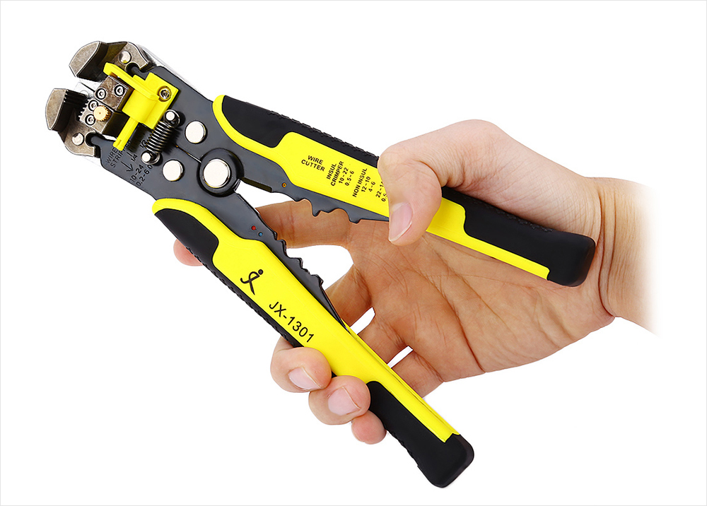 JX 1301 Multi-function Ratchet Wheel Save Effort Crimping Press Plier