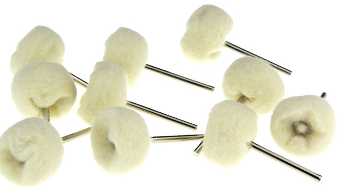 10PCS Wool Finishing Ball Brush Buffing Polishing Rotary Tool