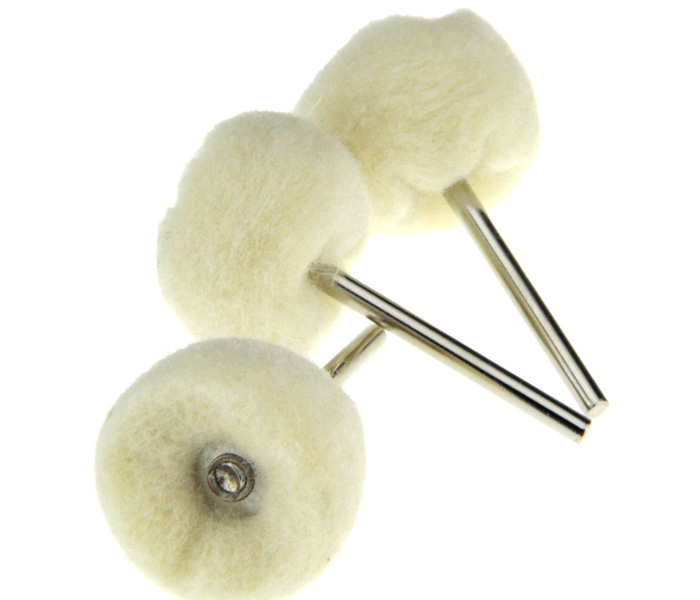 10PCS Wool Finishing Ball Brush Buffing Polishing Rotary Tool