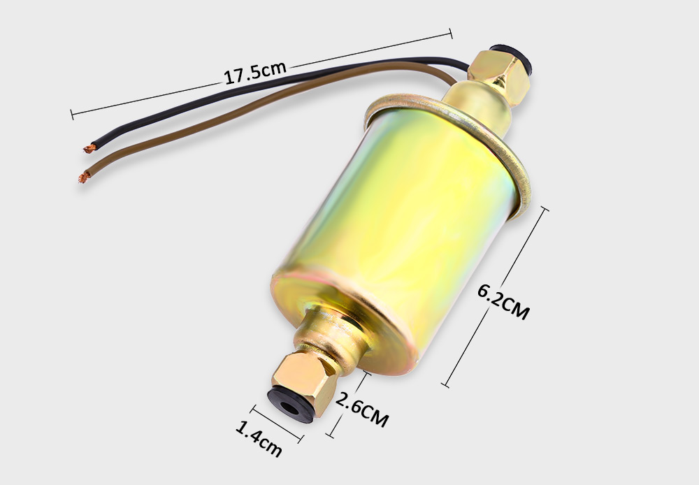 Universal Automotive 12V Low Pressure Electric Fuel Pump Gas Diesel