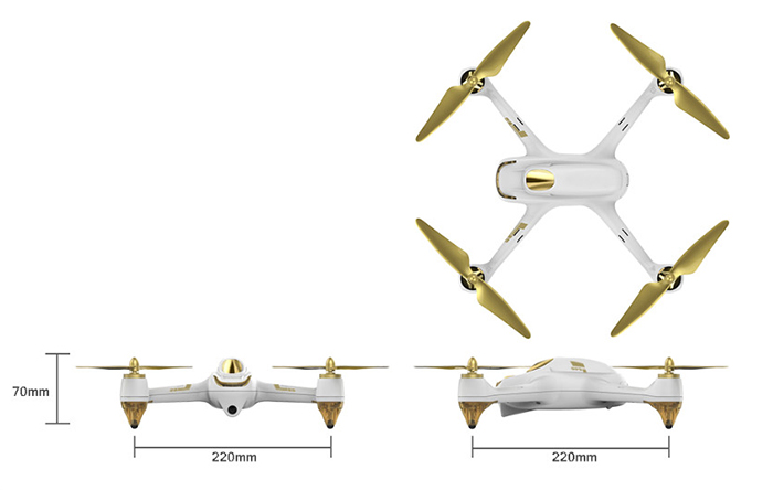 Hubsan H501S X4 5.8G FPV 10CH Brushless with 1080P HD Camera GPS RC Quadcopter - Advanced Version