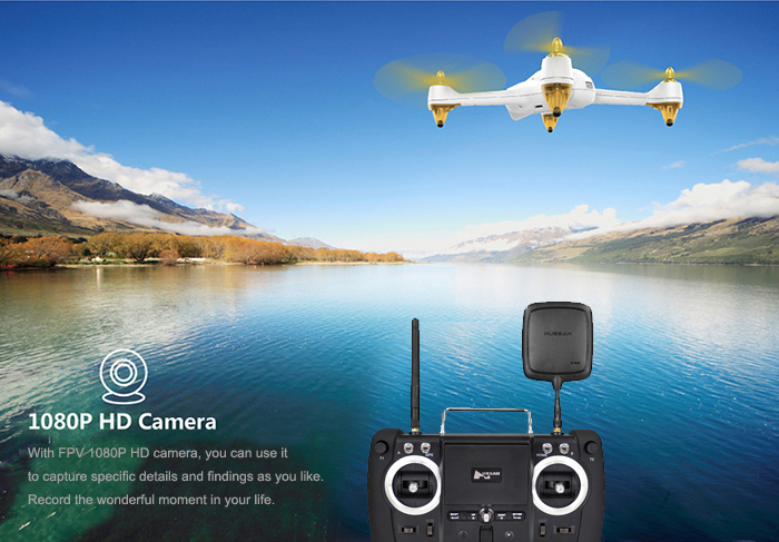 Hubsan H501S X4 5.8G FPV 10CH Brushless with 1080P HD Camera GPS RC Quadcopter - Advanced Version