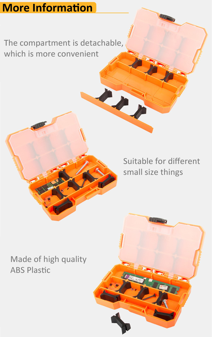 JAKEMY JM - Z14 Plastic Storage Box for Craft Metal Electronic Components