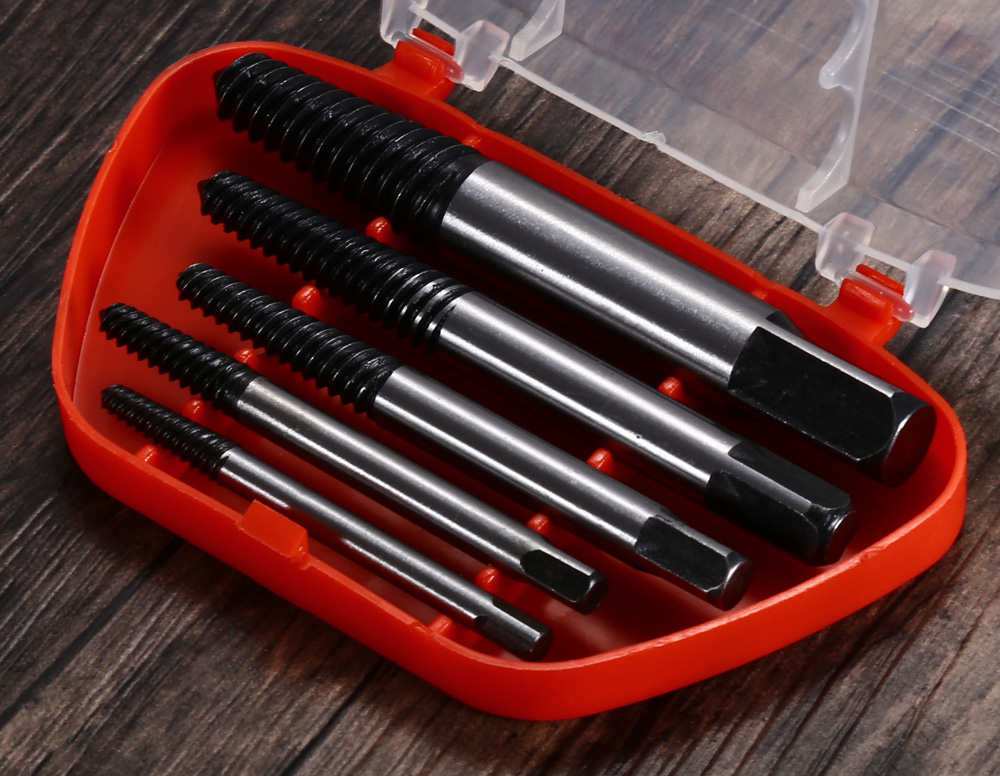 5PCS 3mm-19mm Screw Extractor Set Small Tool