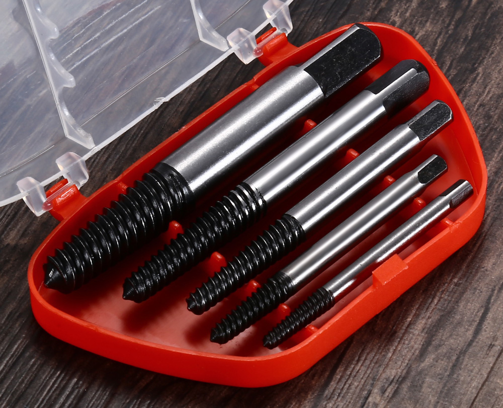 5PCS 3mm-19mm Screw Extractor Set Small Tool