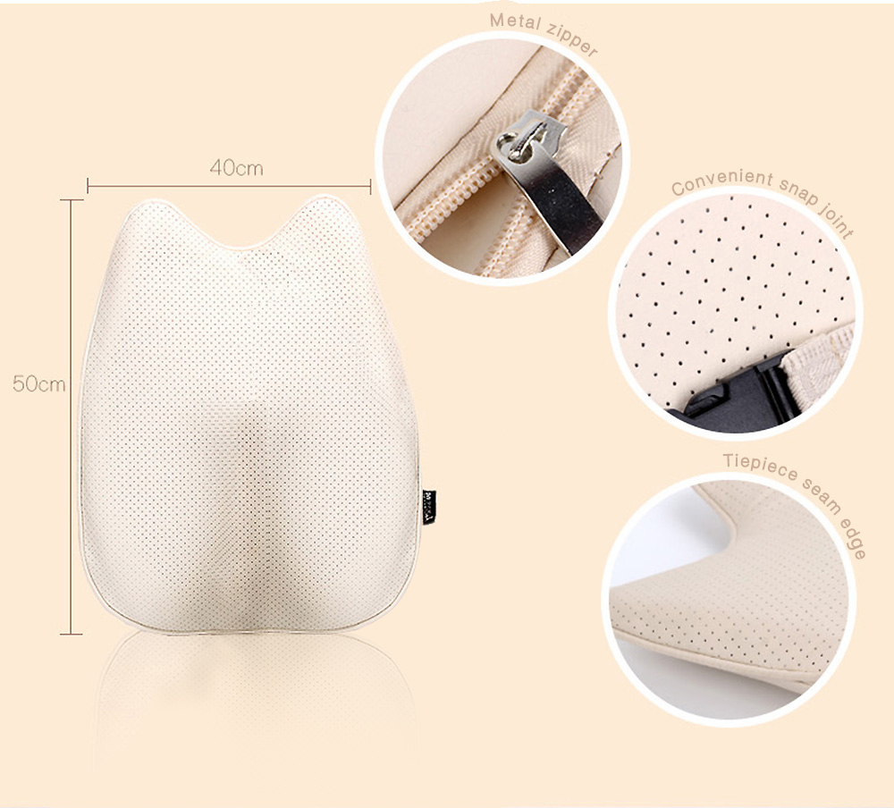 Weiketaimei Comfortable Vehicle Memory Foam Waist Back Cushion