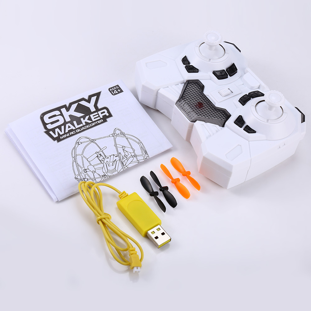 Helic Max Sky Walker 1336 2.4GHz 4CH RC Quadcopter 3D Flip Climbing Wall Roller Copter