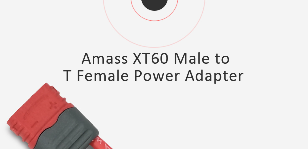 Amass XT60 Male to T Female Power Adapter for RC Model Battery