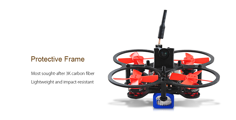 Makerfire Armor 67 67mm Mini FPV Racing Drone BNF 5.8G 600TVL Camera / 1103 10000KV Brushless Motor / BetaFlight F3 6DOF FC with OSD