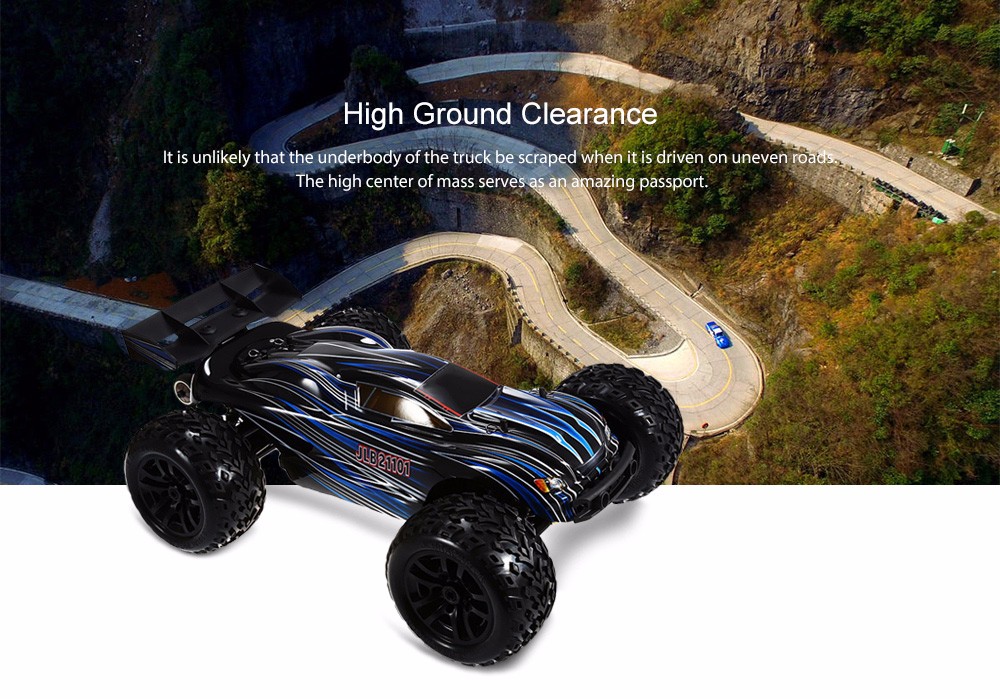 JLB Racing 21101 1:10 4WD RC Brushless Off-road Truck RTR 80km/h / 3670 2500KV Brushless Motor / Wheelie Function