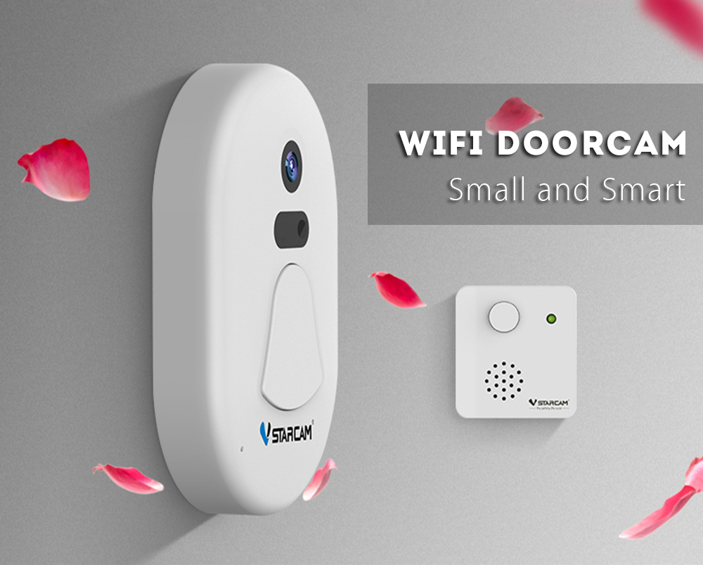Vstarcam D1 WiFi Smart Camera Doorbell Night Vision Wide Angle Video Record Photo Shooting Digital Alarm Doorcam