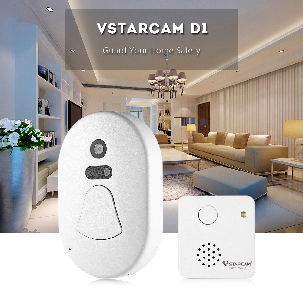 Vstarcam D1 WiFi Smart Camera Doorbell Night Vision Wide Angle Video Record Photo Shooting Digital Alarm Doorcam