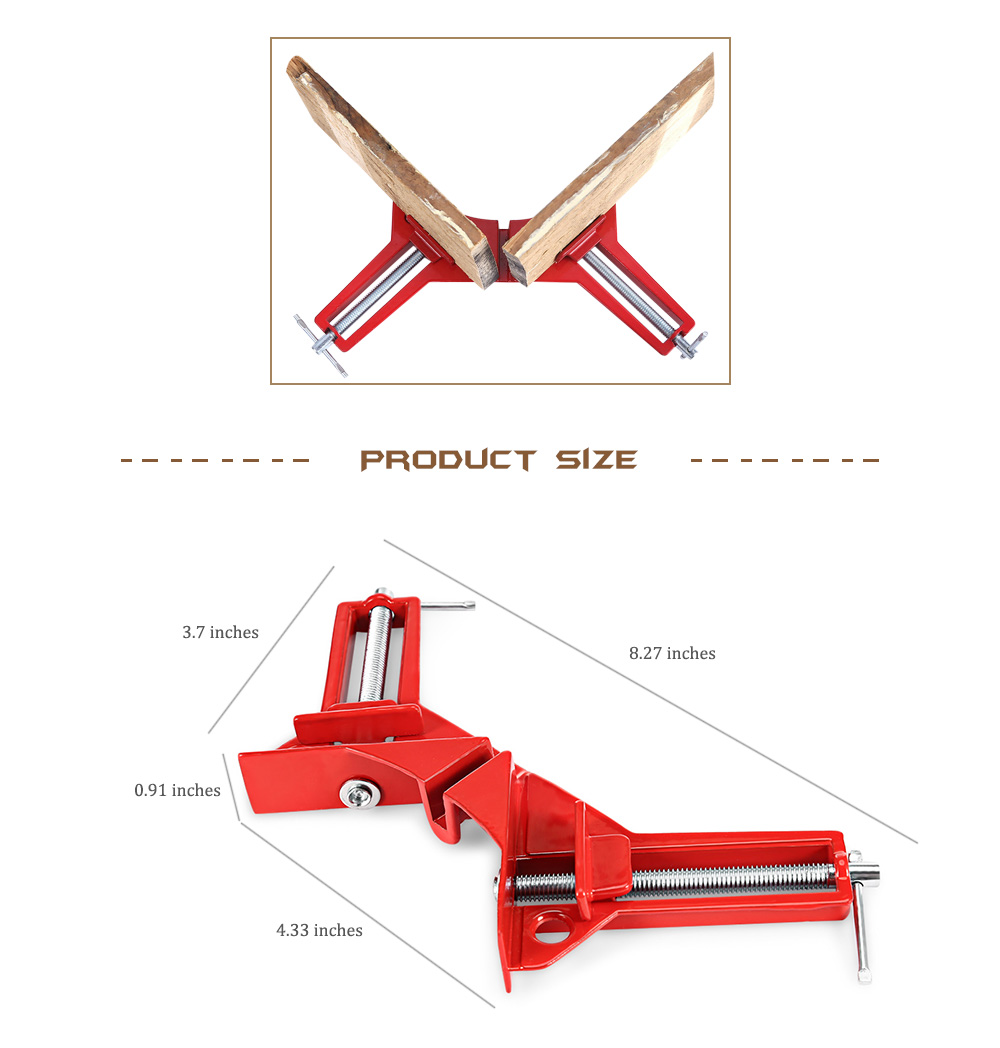 Reinforced 90 Degree Right Angle Clamp