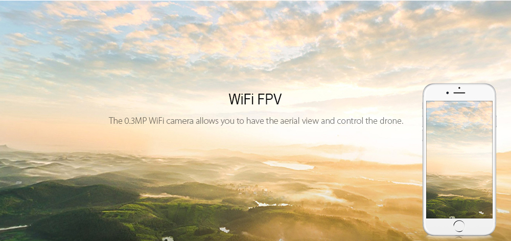 SYMA X21W Micro RC Quadcopter RTF WiFi FPV 0.3MP Camera / Altitude Hold / 3D Flip