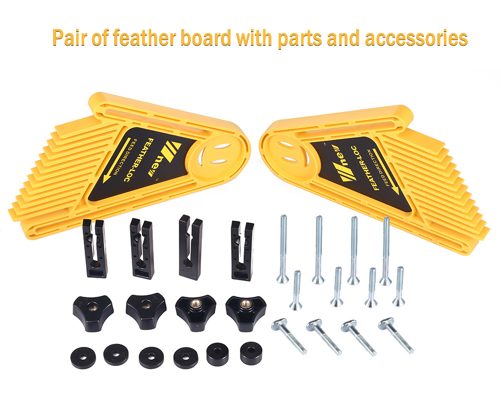 Multi-purpose Feather Loc Board Set for Table Saws Woodworking Engraving Machine